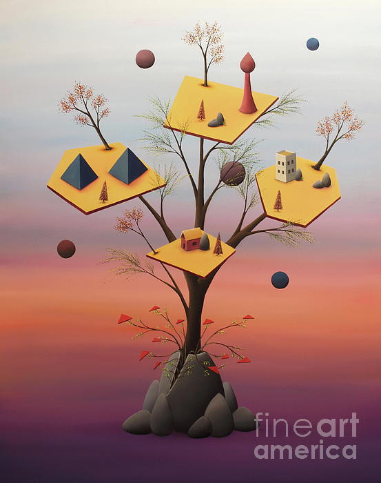 Behind our world Painting